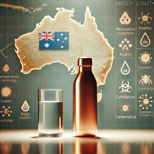 copper water bottle