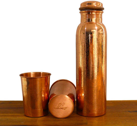 Copper water bottle